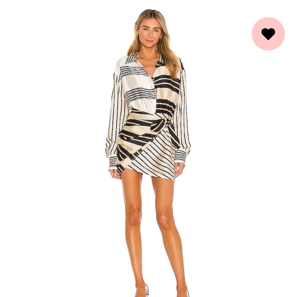 The Kamille Mini Dress in Multi Stripe
L'Academie